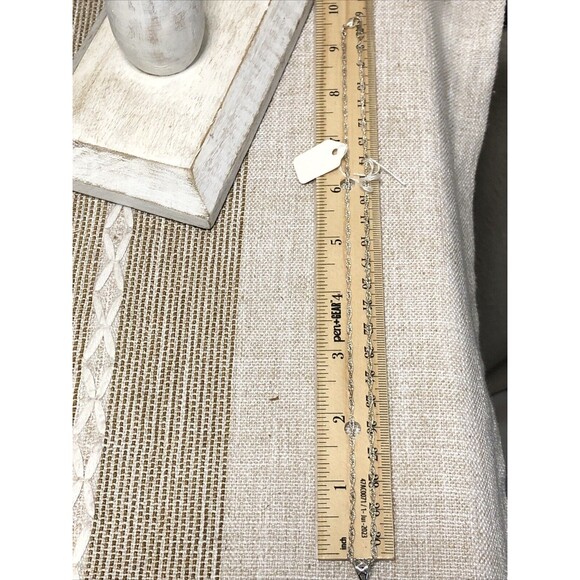 Flower Style Natural Handmade Abalone Shell Carved Shell Silver Necklace Pendant - Picture 12 of 14